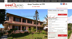 Desktop Screenshot of immobiliareemmequadro.it