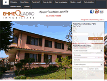 Tablet Screenshot of immobiliareemmequadro.it